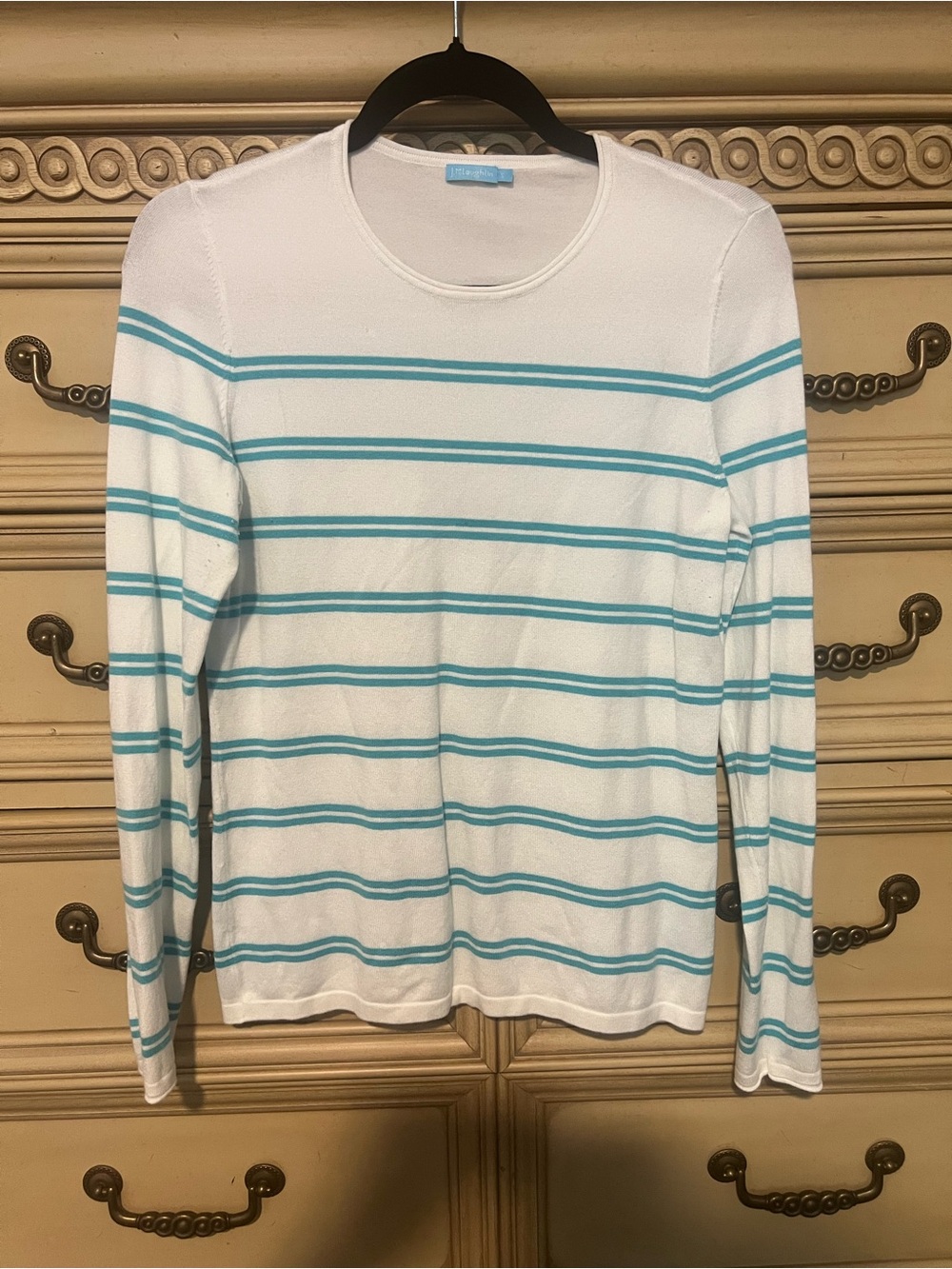 J McLaughlin Poet striped long sleeve sweater small